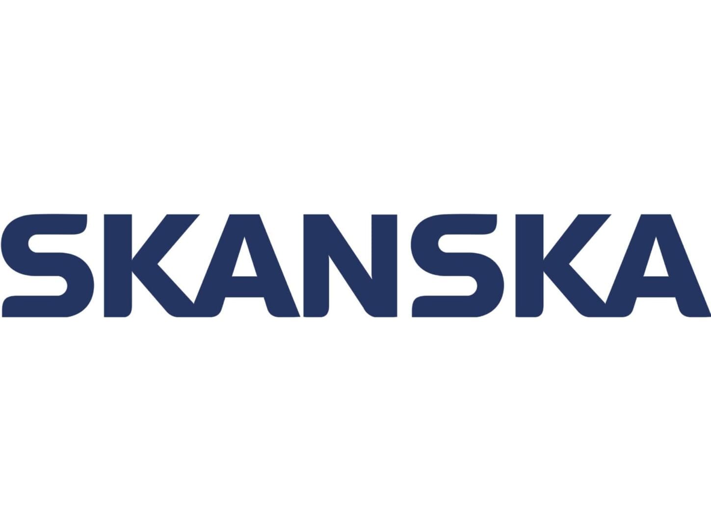 A logo of skanska is shown.